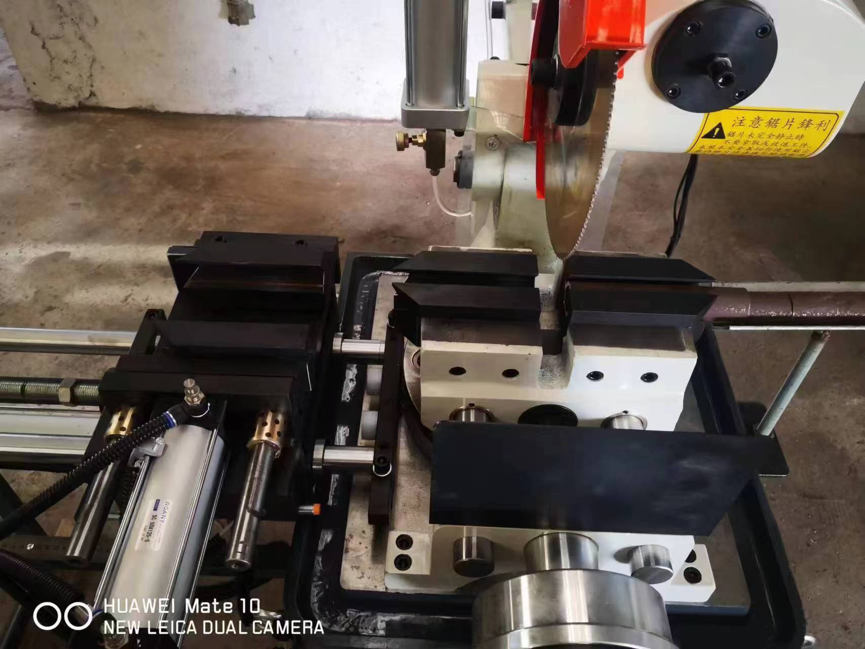 High Precision Cutting Without Burrs Automatic Pneumatic Pipe Cutting Machine Stainless Steel Carbon Tube Cutter