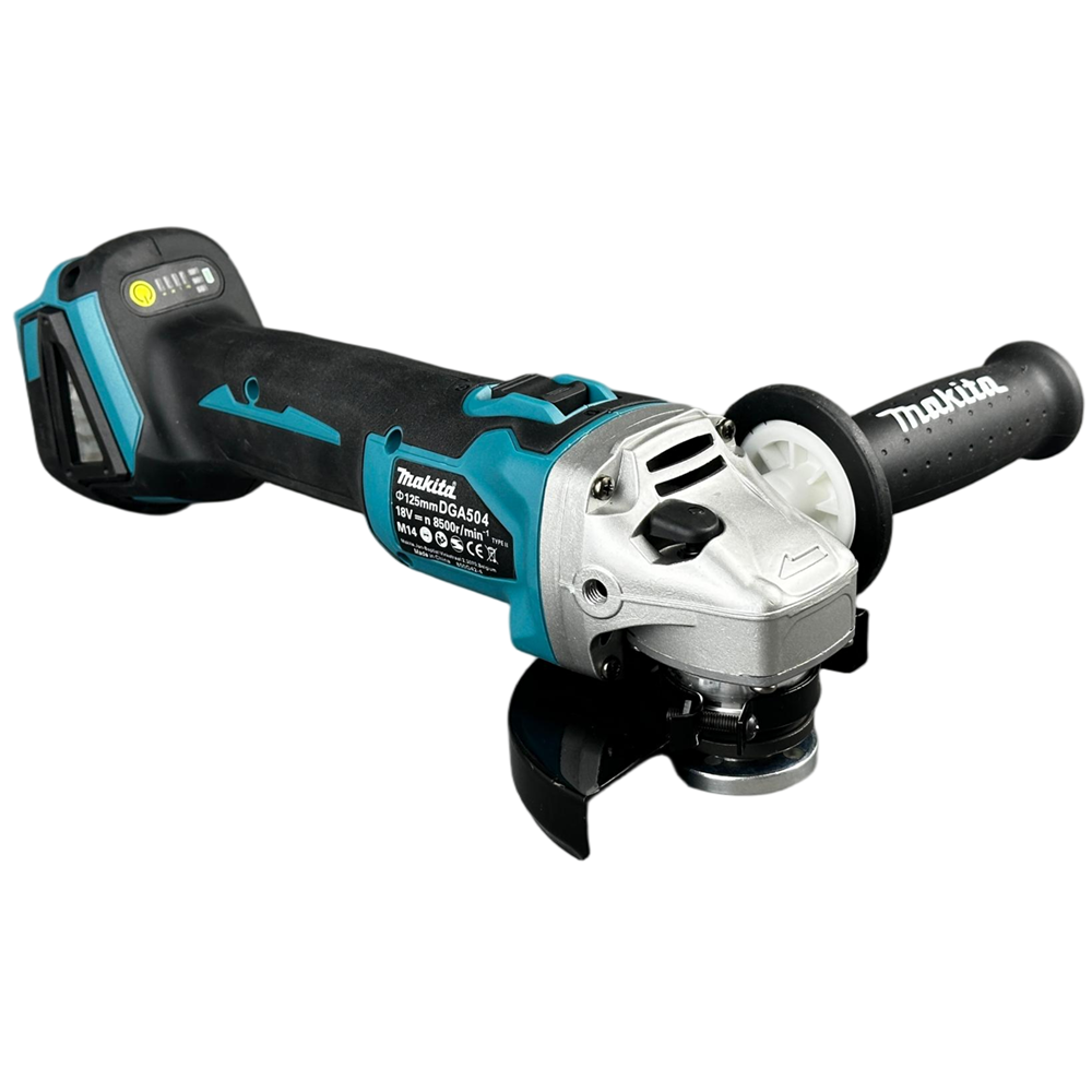New Arrival Variable Speed Cordless Cutting Grinding 5 Inch Brushless 125mm 18V Makita DGA404 504 M14 High Quality Angle Grinder