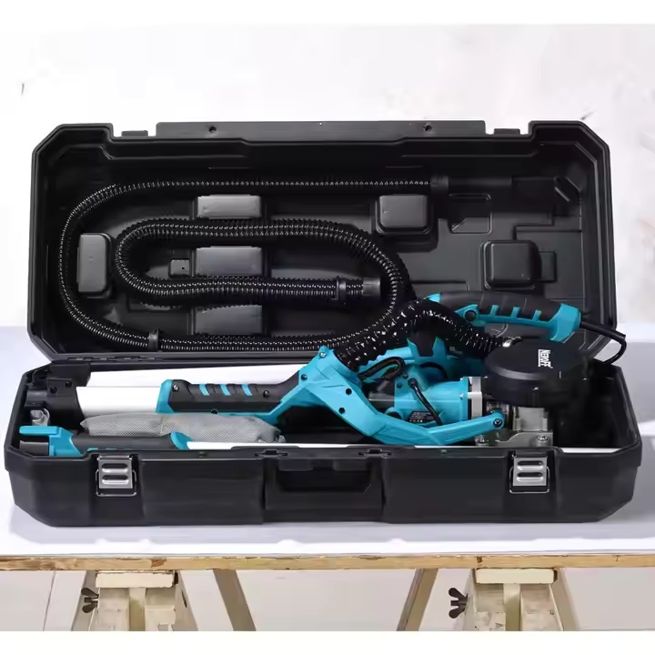OEM Best Sell Wholesale Industrial Electric Polishing Drywall Sander Variable Speed Foldable Double Lamp Belt Wall Sandpaper