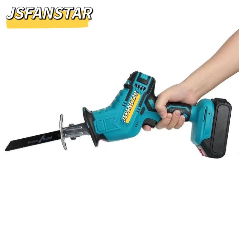 High Power Lithium Cordless Saber Saw Electric Reciprocating Saw Wood Metal PVC Tube Cutting Blades Handheld