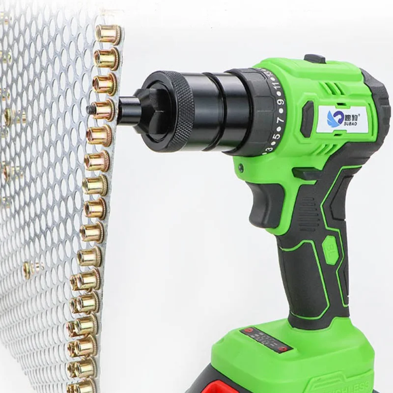 SUBAO S88 Cordless Brushless Rivet Nut Gun Digital Display for M3-M8 Rivet Nuts Bare Tool