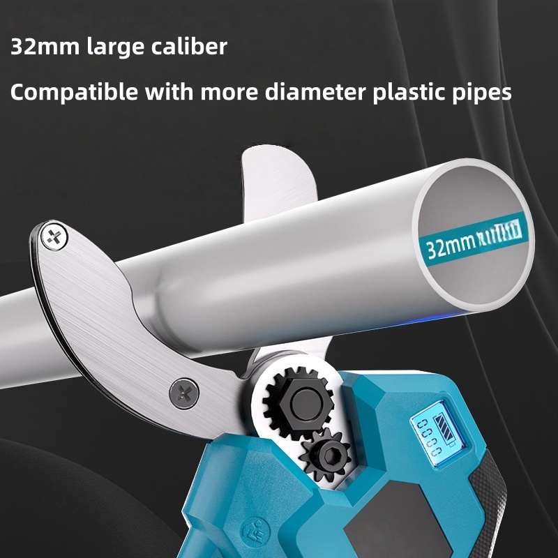 NEOBRISKEN Ambidextrous Brushless Motor Handheld Cordless Lithium Battery Sk5 Blade Plastic Pipe Cutter PVC/PP/PE Maximum