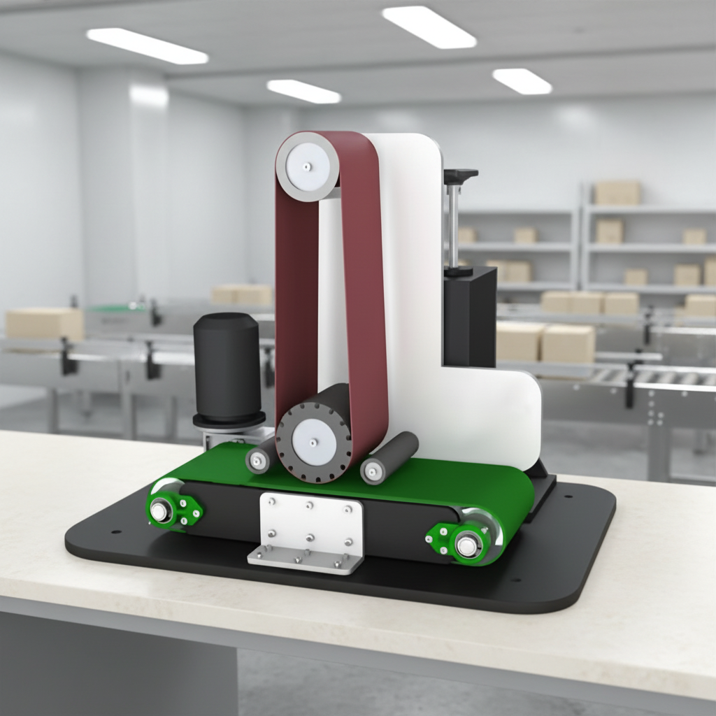 Desktop Corded Electric Sander with Engine-powered 5kW Motor Easy to Operate Suitable for Polishing Heavy Wood and Metal.