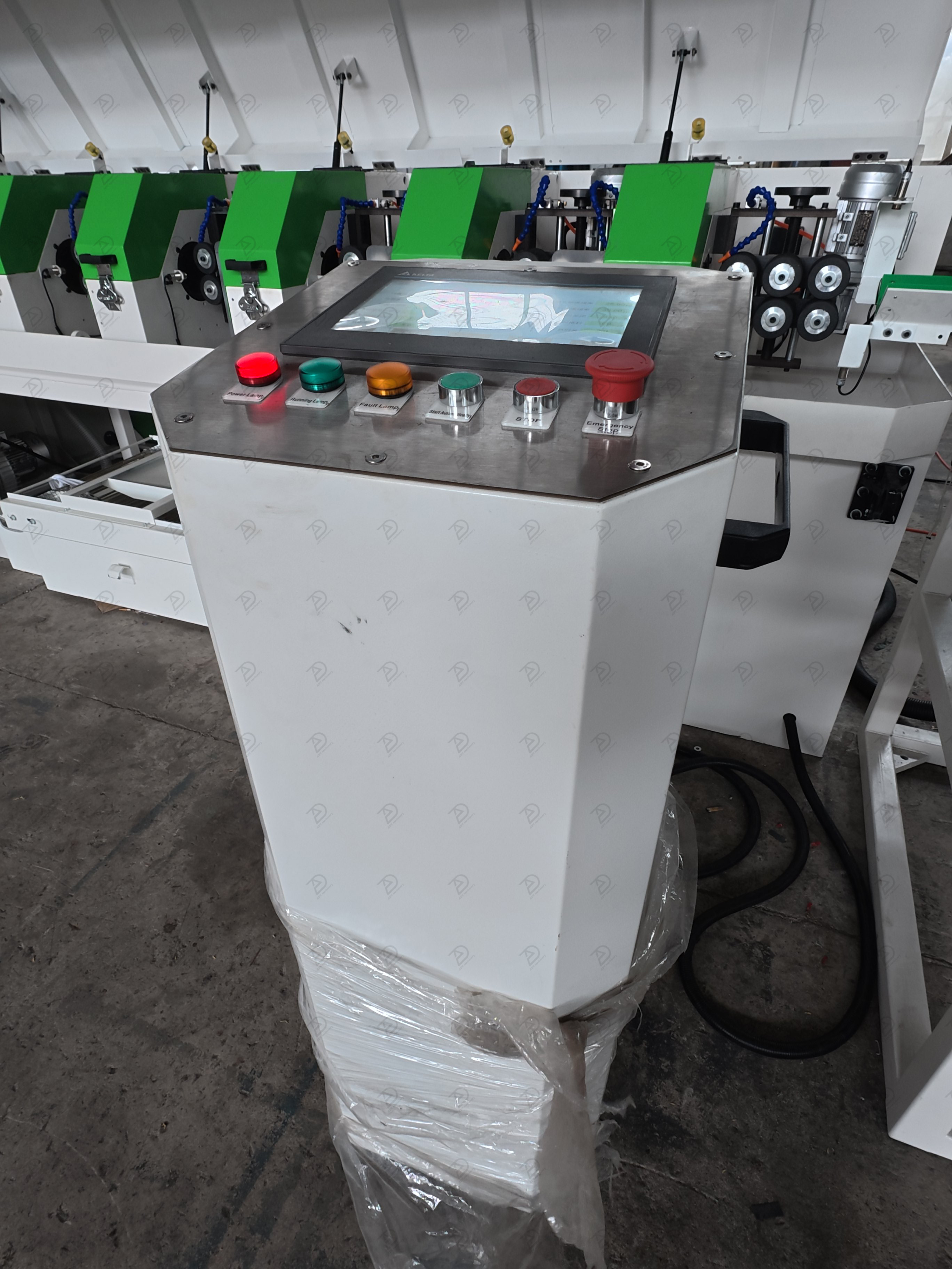 Electric Power Fully Automatic Stainless Steel Round Pipe Polishing Machine for Tube Grinding
