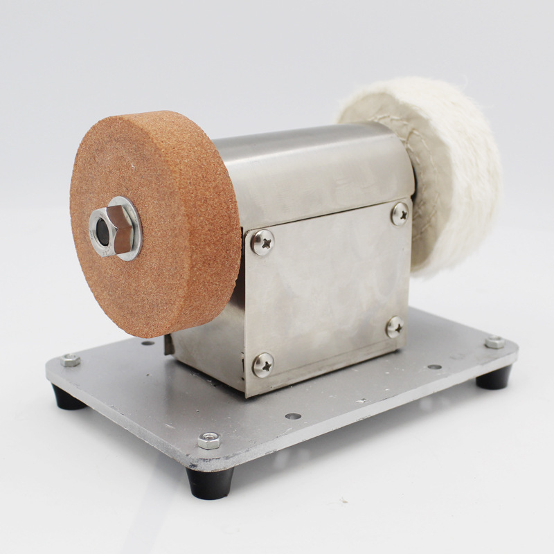 Multifunctional Bench Grinder AC/DC Powered Speed Regulating Polishing Machine for Jade Engraving