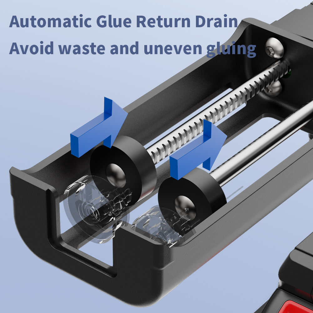 NANWEI Electric Cordless Power Caulking Gun Double Cartridge Adhesive Epoxy Dual Component Automatic for Efficient Caulking