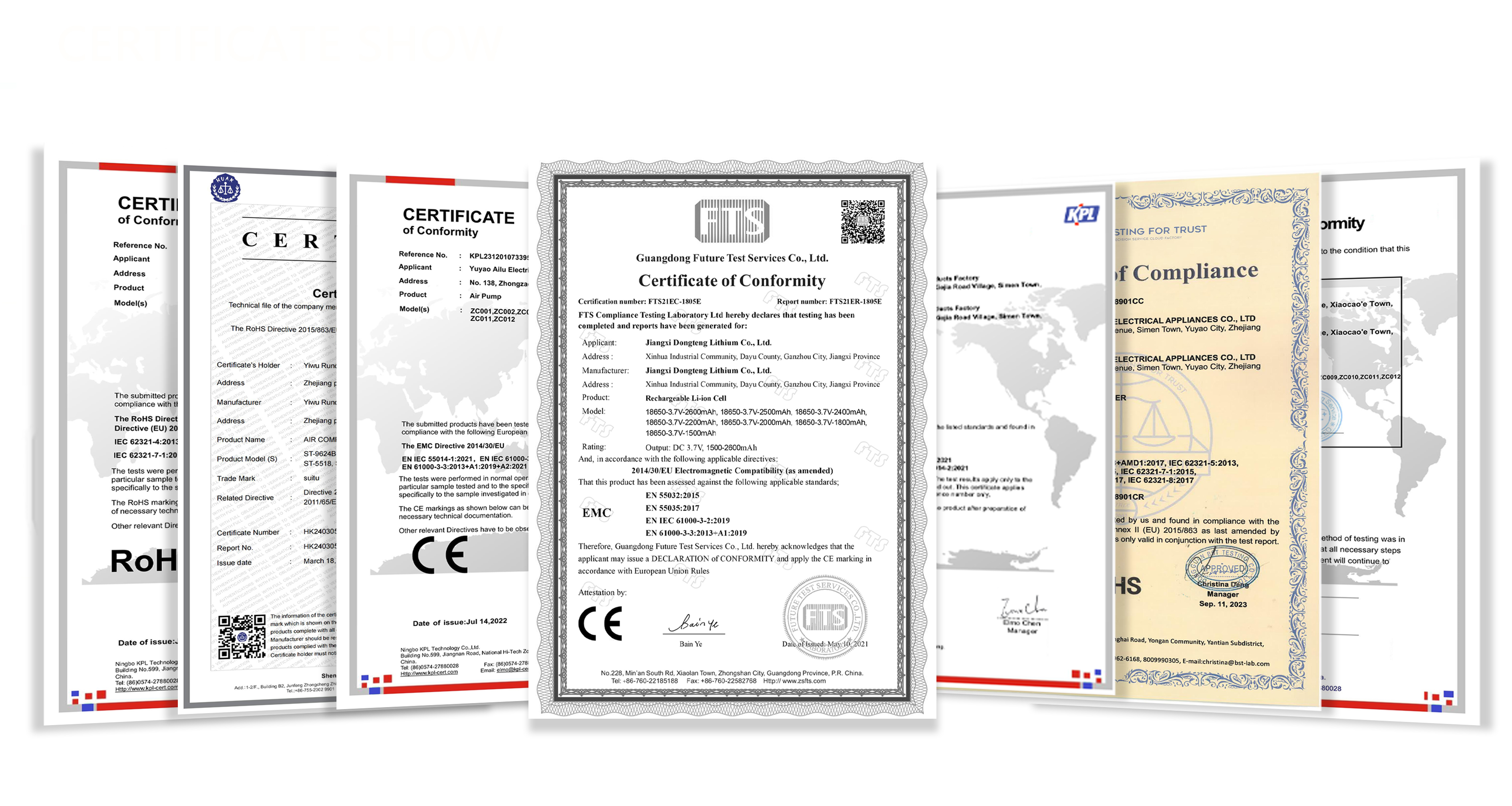 Certifications