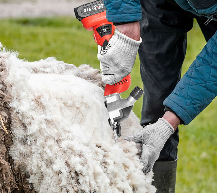 220V Electric Sheep Clippers Wool Cutting Scissors Trimmer Shearing Machine for Sheep Hair