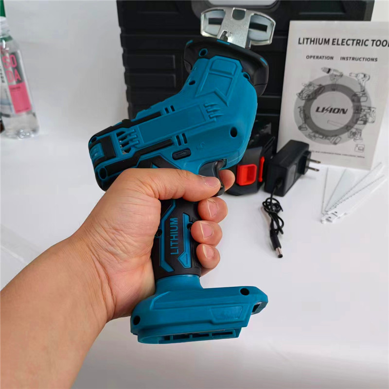 M 21V Portable Electric Saber Saw Multifunctional Small Woodworking Reciprocating Saw Lithium Battery Industrial for Foreign