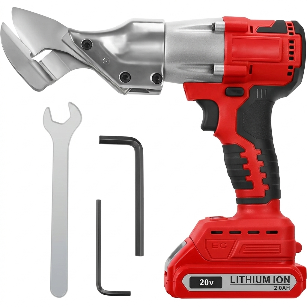 Brushless Cordless 20V Lithium Battery Industrial Grade Stainless Steel Ribbon Cutting Scissors