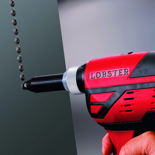 Ultra High Speed Durable Lobtex R2B1 18V Brushless Cordless Lithium-ion Battery Electric Rivet Gun Riveter Tool 10.5kN 21mm