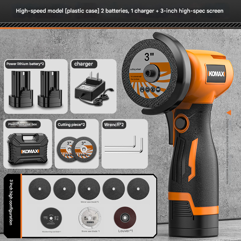 Portable Cordless 12V Rechargeable Lithium Battery Pipe Cutting Machine with Motor for Cutting Metal Tile Wood