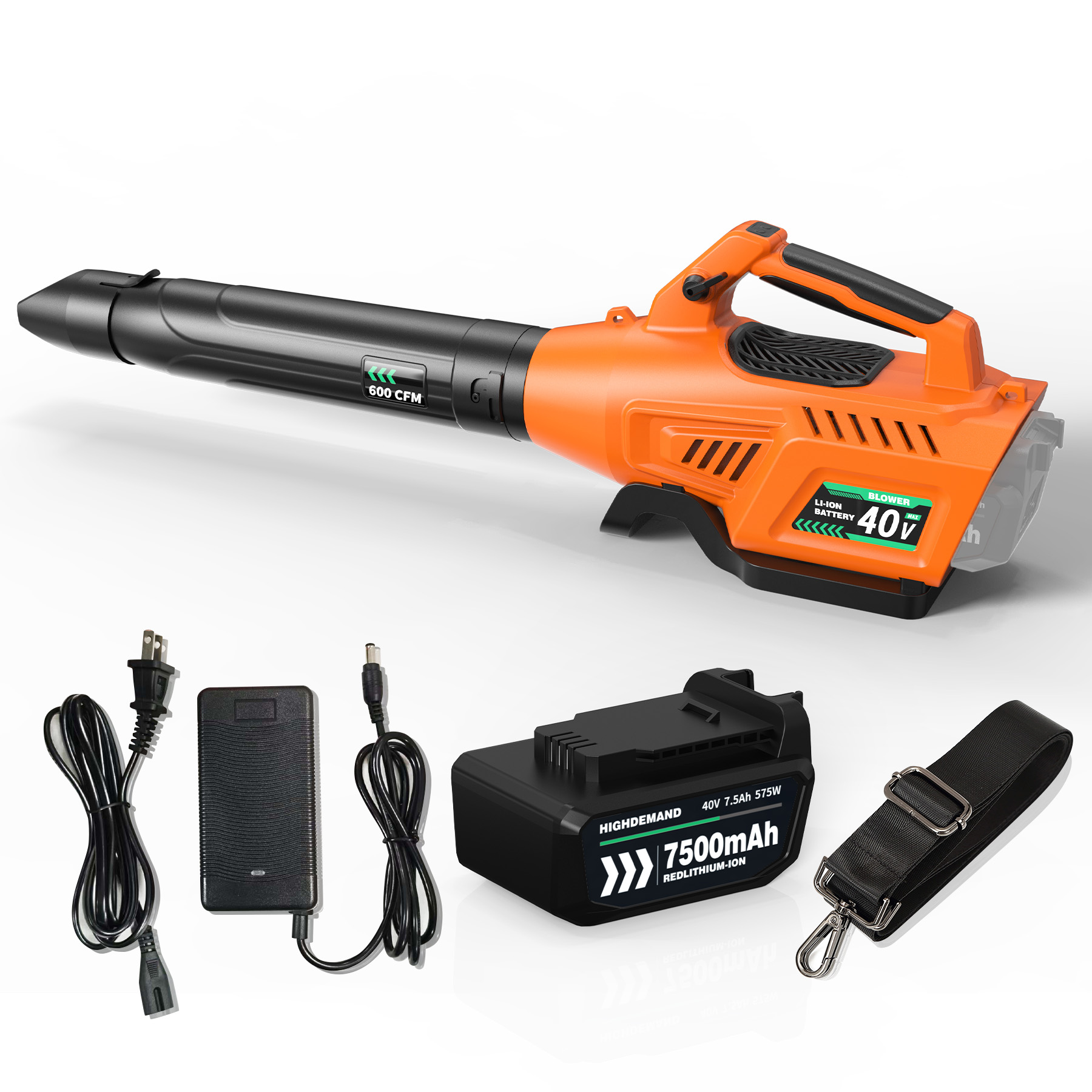 New Design Cordless Leaf Blower Wireless 40V Powered Battery Leaf Air Blower For Leaf And Snow