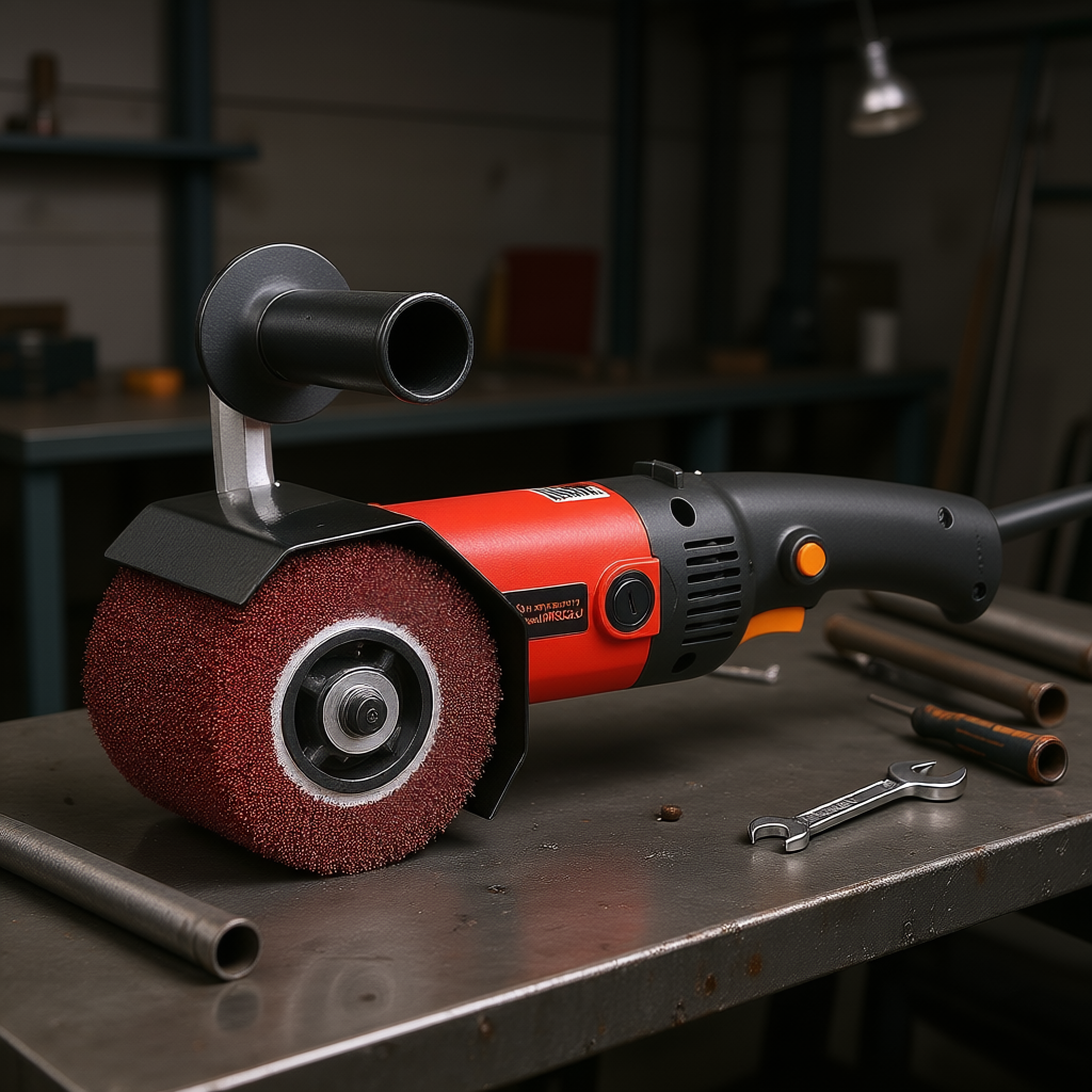 Electric Metal Polisher 1200W 6 Inch Wheel Professional Grade For General Purpose Use With 4 Wheels Model D0100HRSG9J