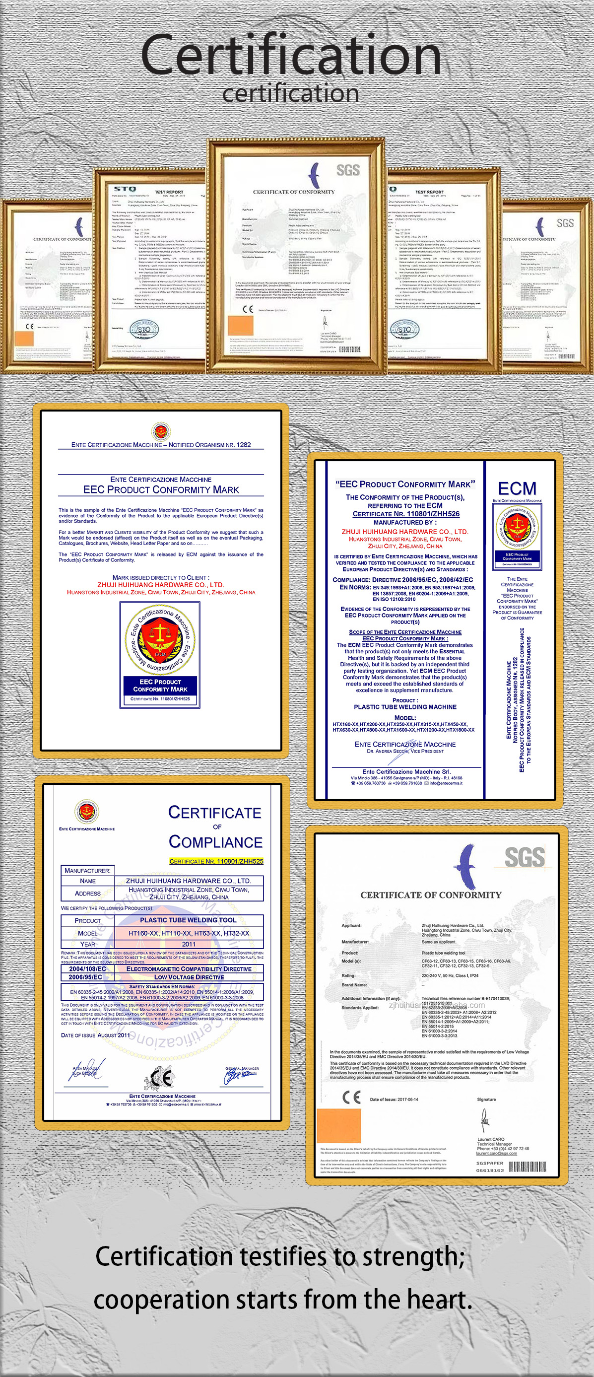 ISO CE Certifications