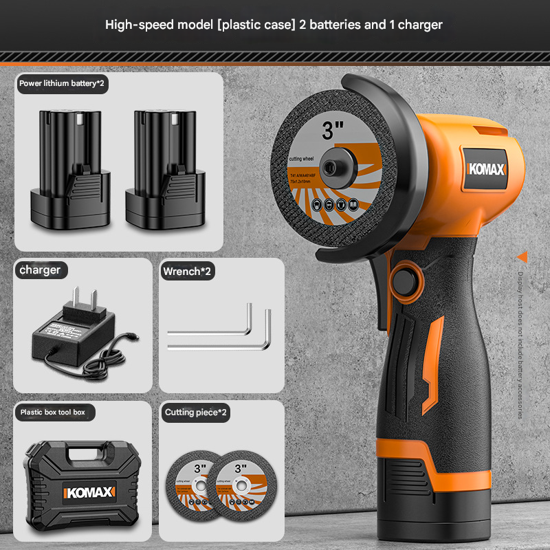 Portable Cordless 12V Rechargeable Lithium Battery Pipe Cutting Machine with Motor for Cutting Metal Tile Wood