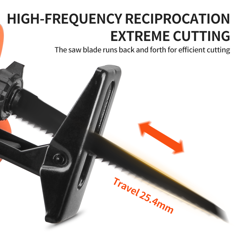 KAFUWELL PA4510H Power Tools Lithium Battery Saber Saw 20v Li-ion Cordless Reciprocating Saw for Wood Plastic and Metal