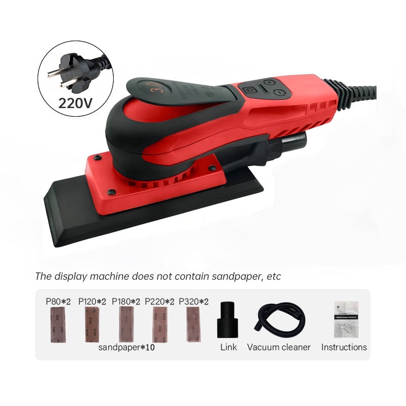Electric Sander 70x198mm Power Square Sanding Machine Manufacturer 3mm Car Care Products