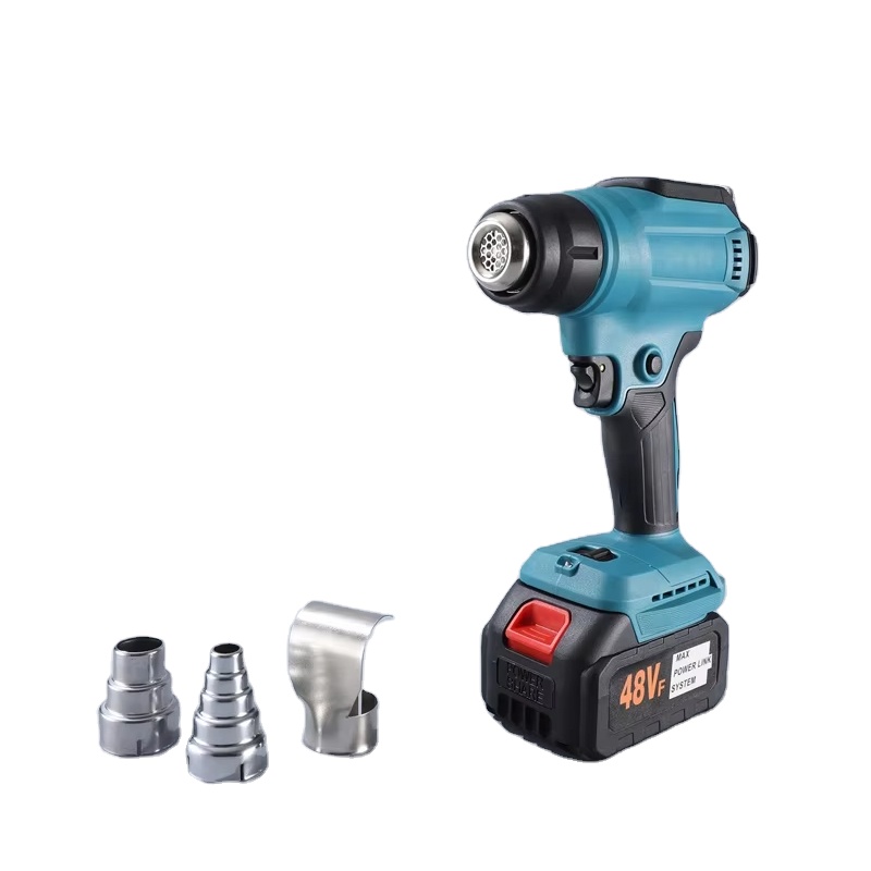 Home Battery Power Temperature Adjustable Hot Air Blow Gun Home Industrial Electric Heat Gun