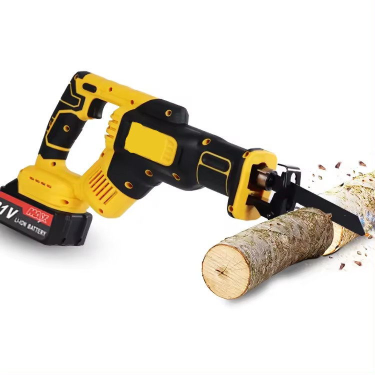 High-Power 21V Brushless Lithium Battery Reciprocating Saw Rechargeable Electric Outdoor Handheld Multi-Functional DIY Wood