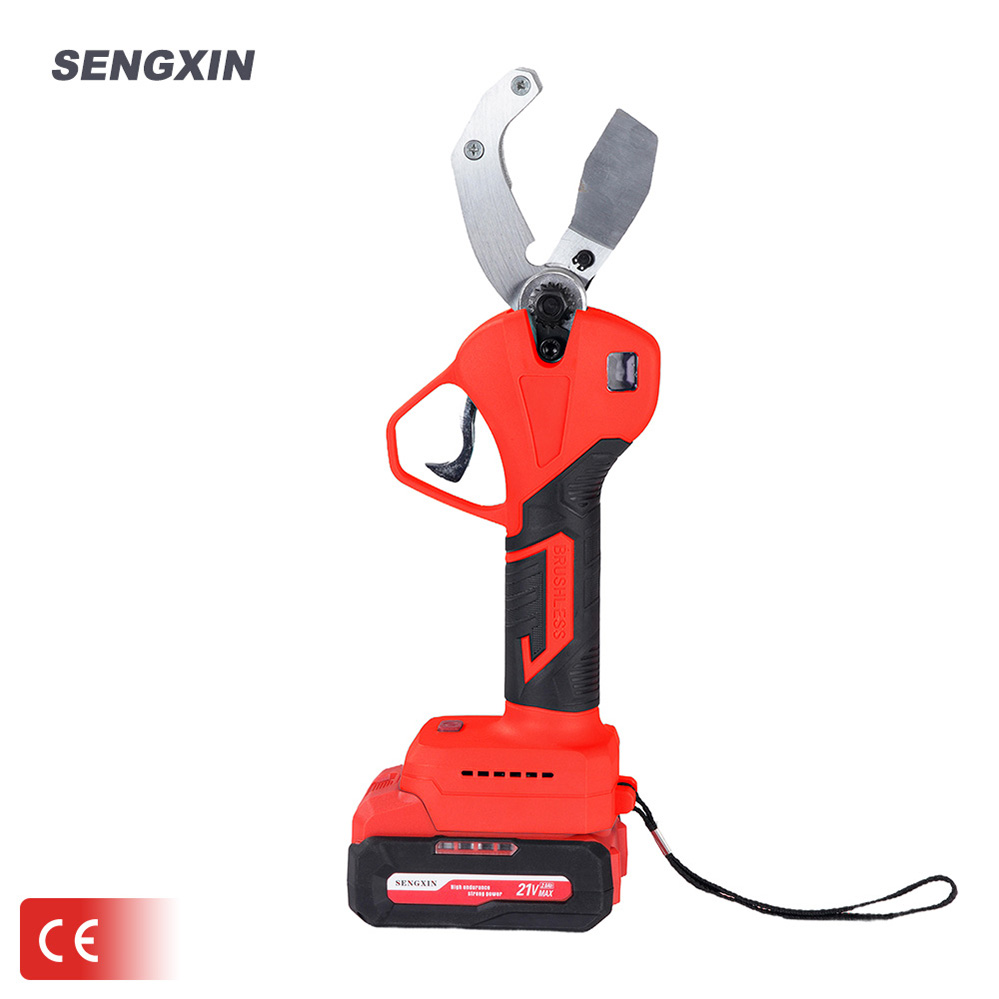 SENGXIN SX-G50 Hand-held Tool 21V Lithium Battery 50mm Pruning Shears Vineyard PVC Tube Electric Pipe Cutter Scissor Brushless