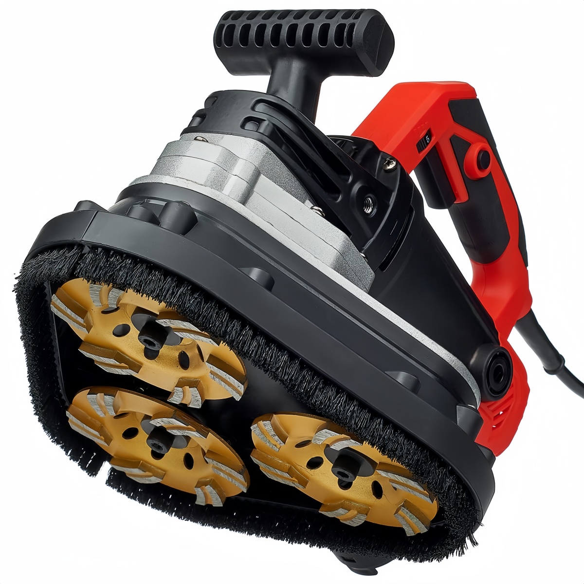 High Efficiency Industrial Grade Floor Grinder 2450W Electric Powered Floor Polisher Grinding Machine