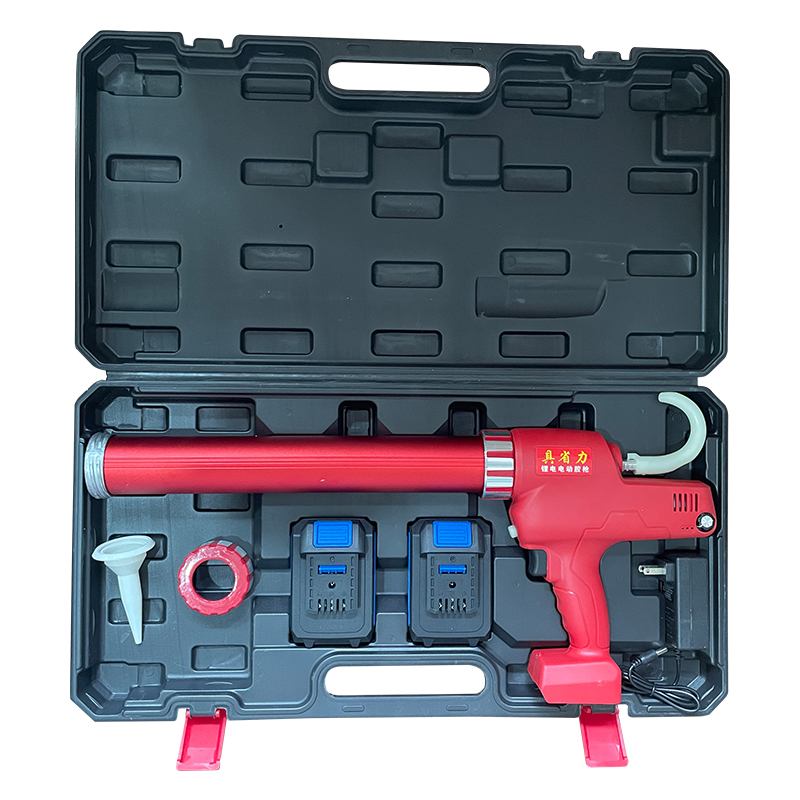 Professional 20V Cordless Electric Caulking Gun Industrial Grade with 2 Batteries 1 Charger 1-Year Warranty