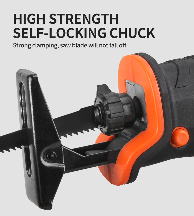 KAFUWELL PA4510H Power Tools Lithium Battery Saber Saw 20v Li-ion Cordless Reciprocating Saw for Wood Plastic and Metal