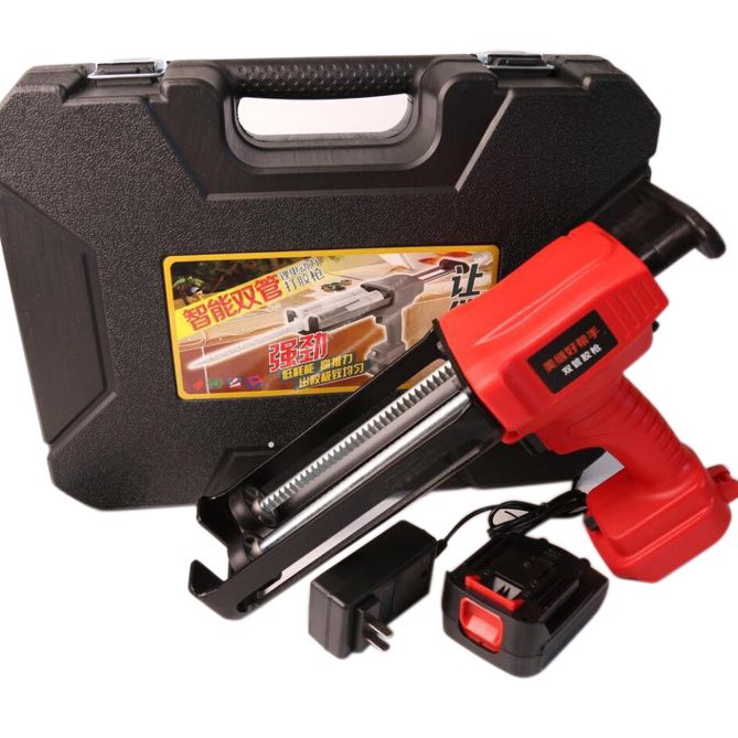 Guangdong Meili Portable Battery-Powered Dual-Component Seam Glue Gun Effort-Saving Rechargeable Dual-Tube Caulking Guns