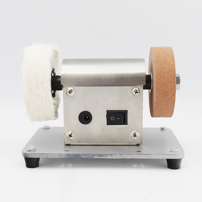Multifunctional Bench Grinder AC/DC Powered Speed Regulating Polishing Machine for Jade Engraving
