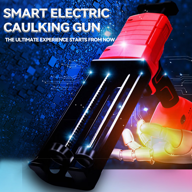 Two-component Cordless Caulking Gun Dual Battery Glue Gun Adhesives Dispenser for Epoxy Resin