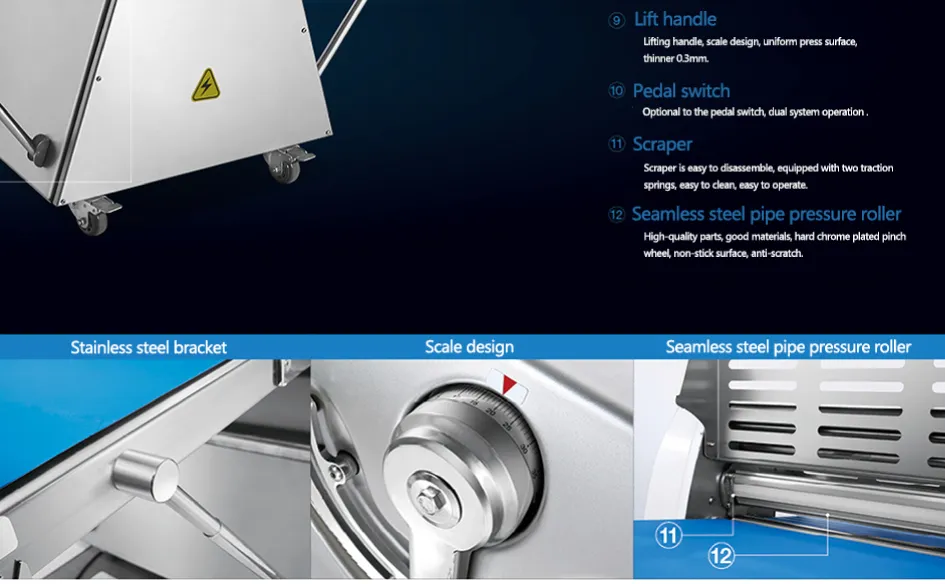 Dough Sheeter Detail 4