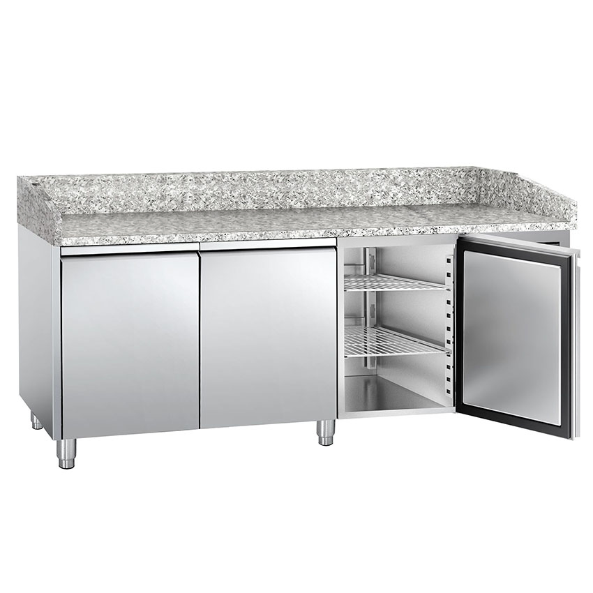 Countertop Salad Bar Pizza Refrigerated Display Prep Table POS208ND