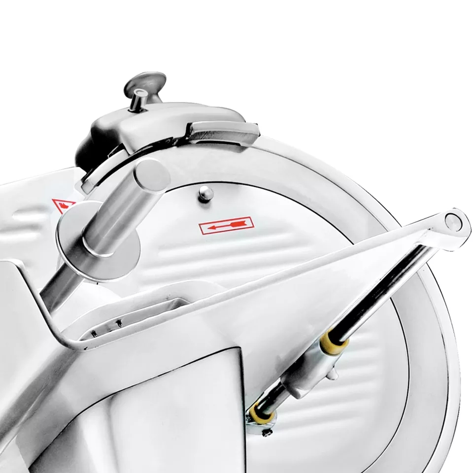 Hualing Semi-Automatic 350mm 14 Inch Electric Meat Slicer Cutting Machine for Commercial and Home Use All Metal Fuselage