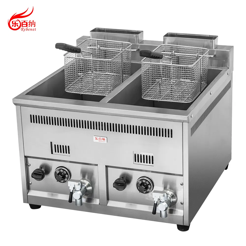 Gas Fryer Side View