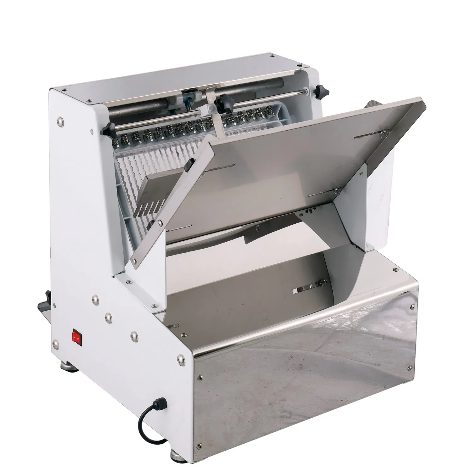 Automatic Mannual Slicing Machine with 31 Imported Blades Bakery Toast Bread Cutter Commercial Heavy Slicer