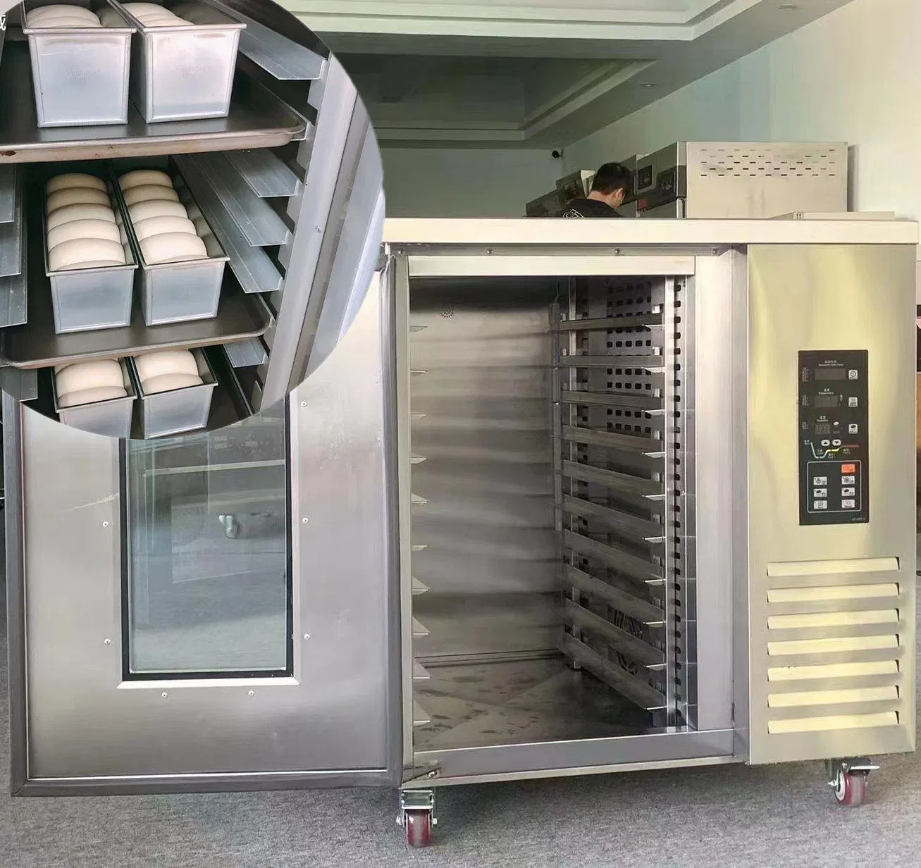 Fully Automatic Intelligent Proofing Cabinet for Dough, Bread, Yogurt Fermentation 2 to 40 Degrees Celsius