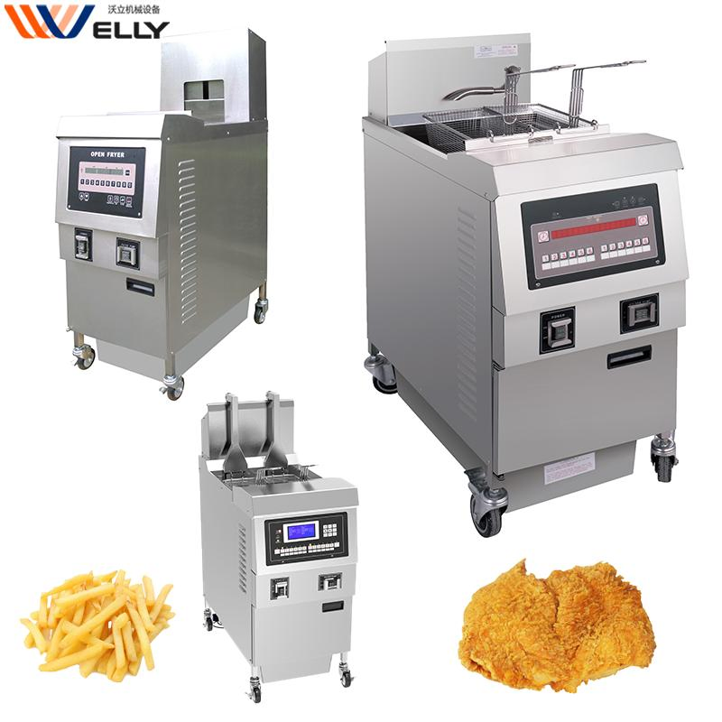 Industrial Cheap Electric Henny Penny Double Deep Pressure Fried Chicken Fryers Gas Single for Fish Commercial