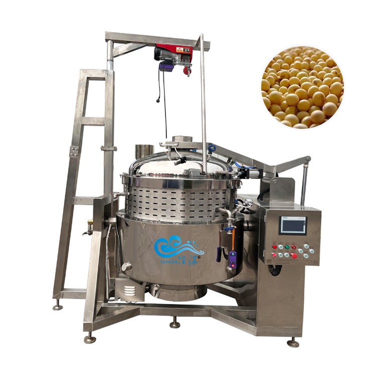 Stainless Steel Steam Commercial Bone Soup Meat High Pressure Cooker with Basket