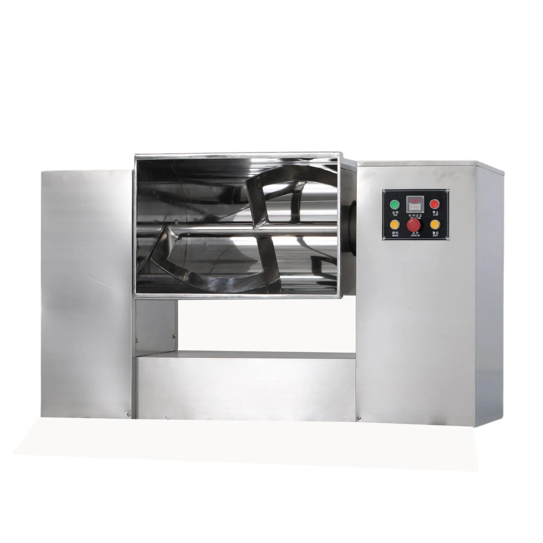 CH100 Flour Herb Chemical Particle Powder Blender Automatic Spiral Dough Chute Mixer