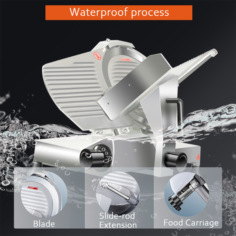 Commercial Food Slicer Meat Slicer Stainless Steel Semi Automatic Food Processing Machine