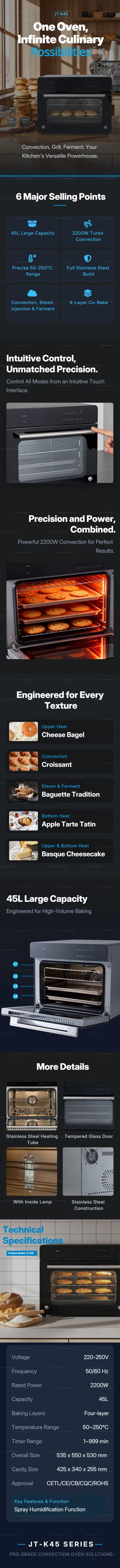 Commercial Convection Oven Main