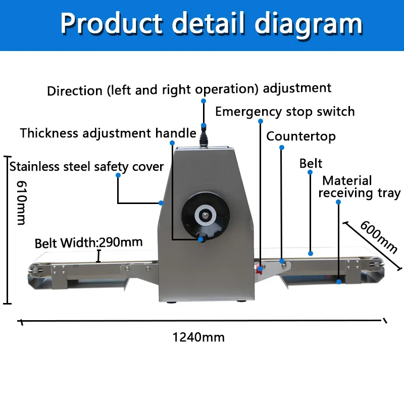 Dough Sheeter Detail 6