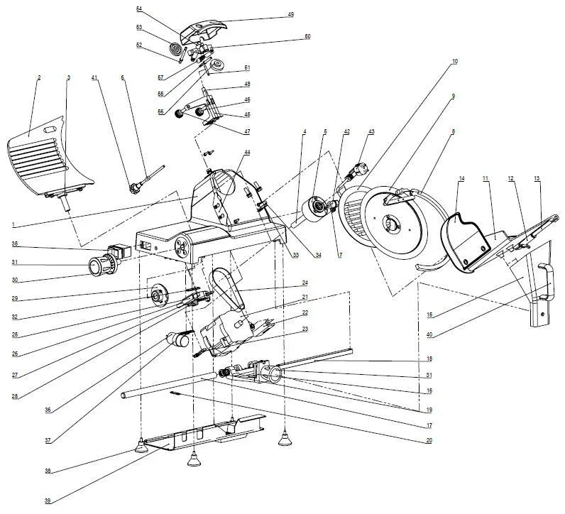 Meat Slicer Detail 1