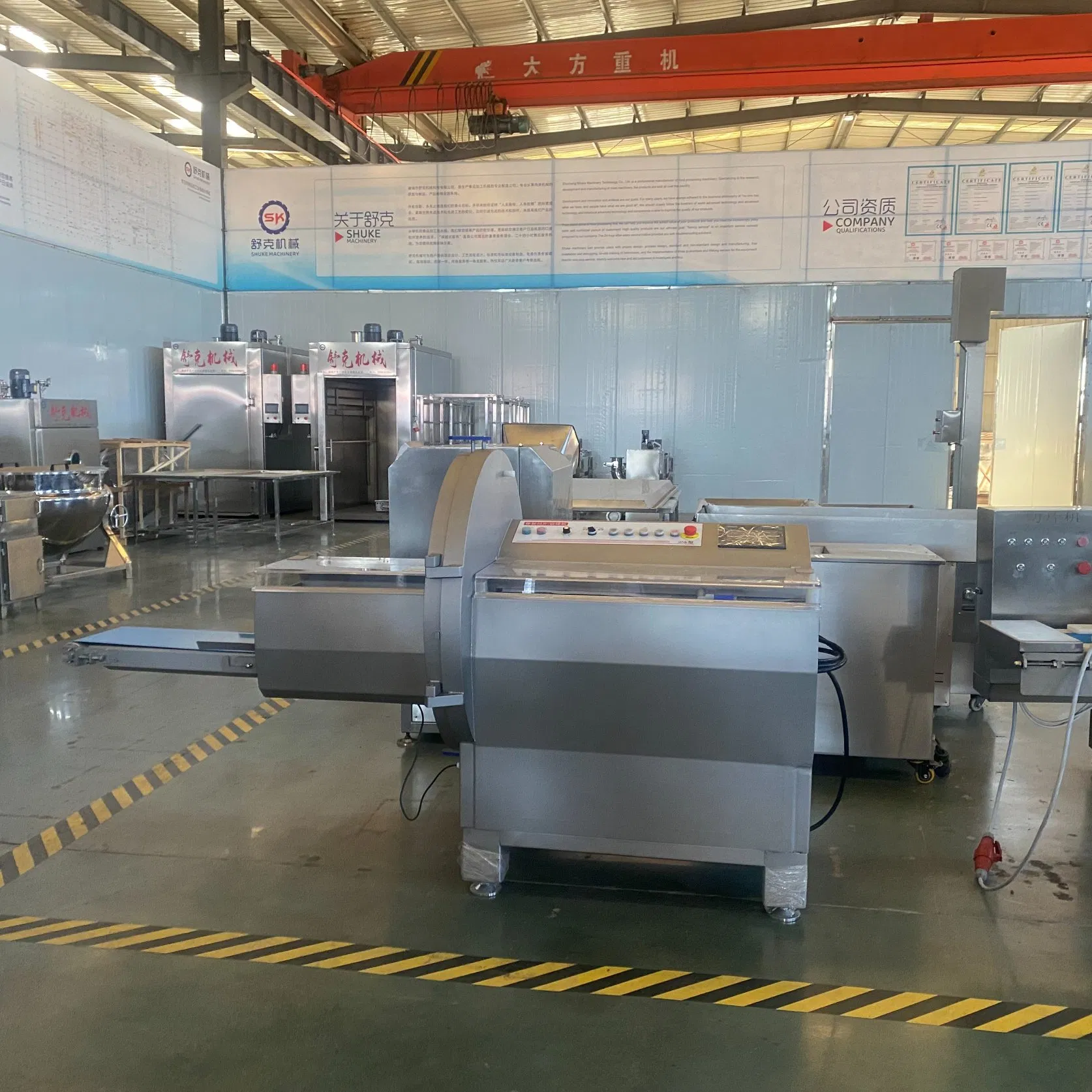 Commercial Automatic Slicing Meat Slicer for Bacon Sausage Frozen Meat