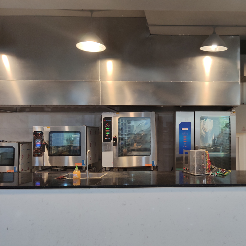 Touch-Screen 6 Pan Trays 1/1gn Stainless Steel Kitchen Equipment Machine Bread Combi Commercial Electric Baking Pizza Bakery Oven