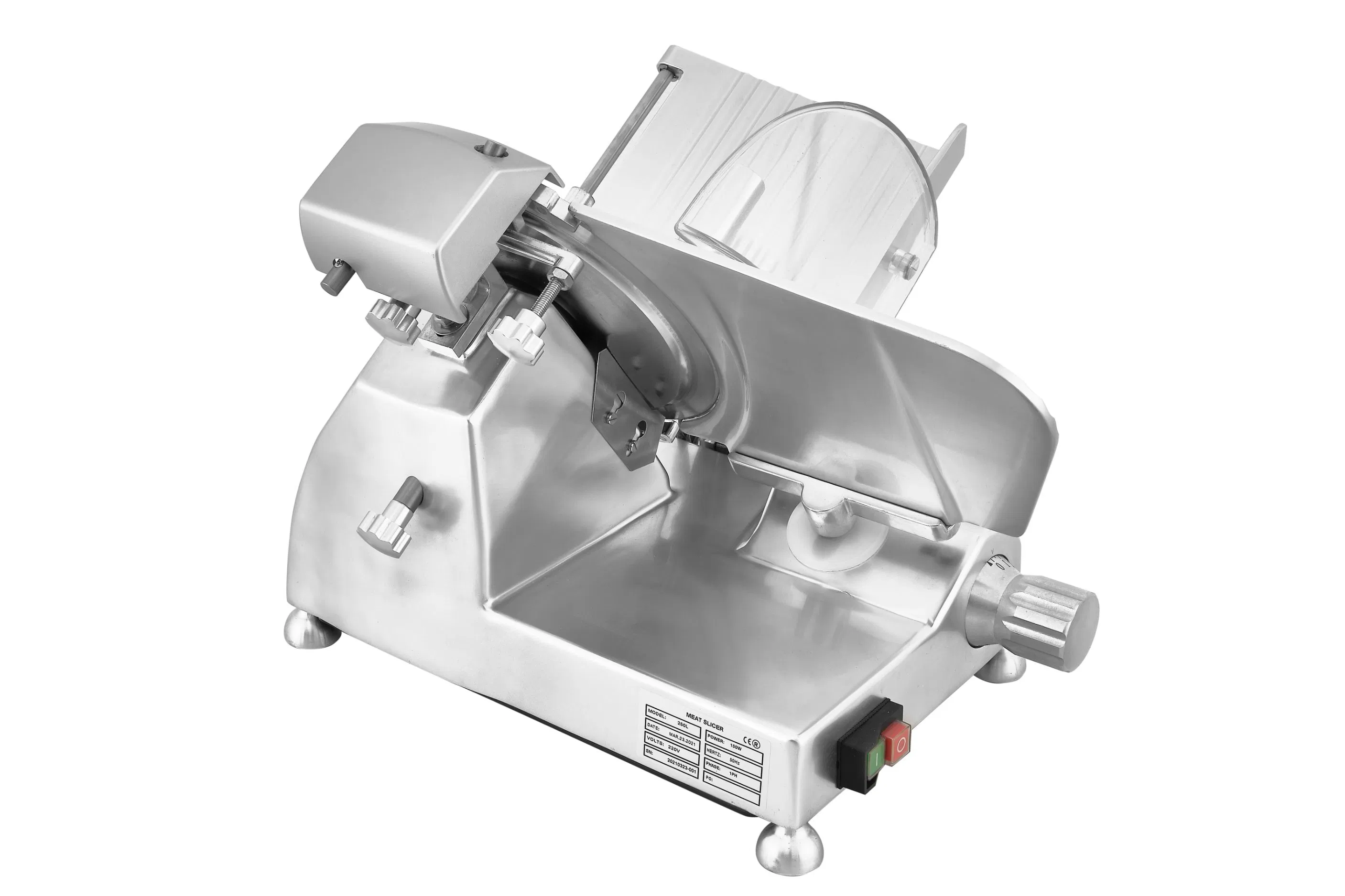 Meat Slicer Table Model Stainless Steel Cutter Semi-Automatic
