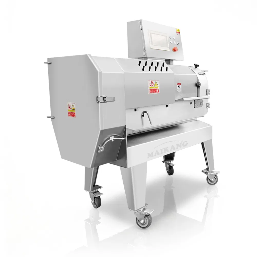 Automatic Vegetable Cutting Machine Fruit Cutter with Large Feeding Ports and Adjustable Knife Discs for Potato Slicer Carrot Chopper Cabbage Processing Plant