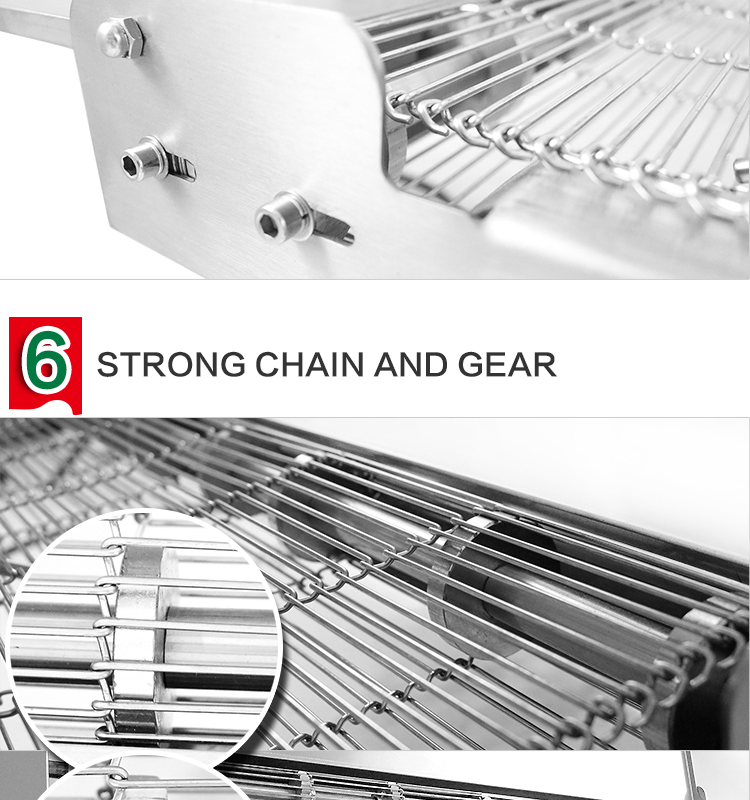 Full Stainless Steel Commercial Pizza Baking Equipment 18 Inch Pizza Electric Conveyor Pizza Oven with Stainless Steel Belt