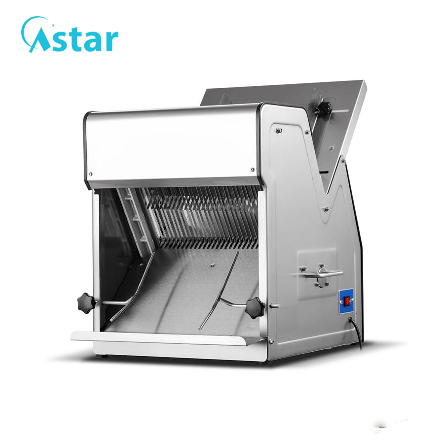High Quality Bakery Equipment Kitchen Equipment Imported Blade Commercial Electric Toast Cutter Bread Slicer